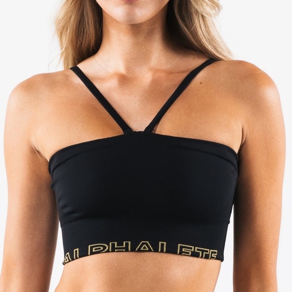 Alphalete Other - Alphalete  Amplify Gemini Multi Way Seamless Longline Strappy Padded Sports Bra